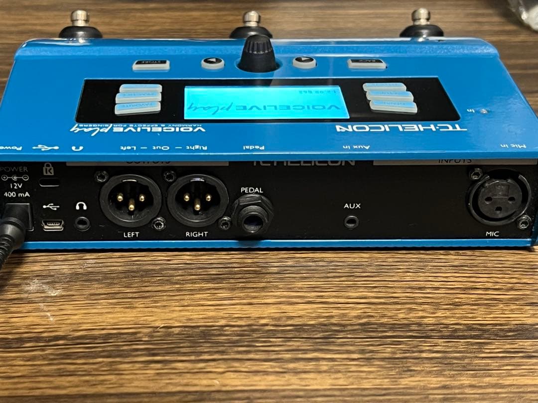即配送　TC HELICON VoiceLive Play アダプター付き