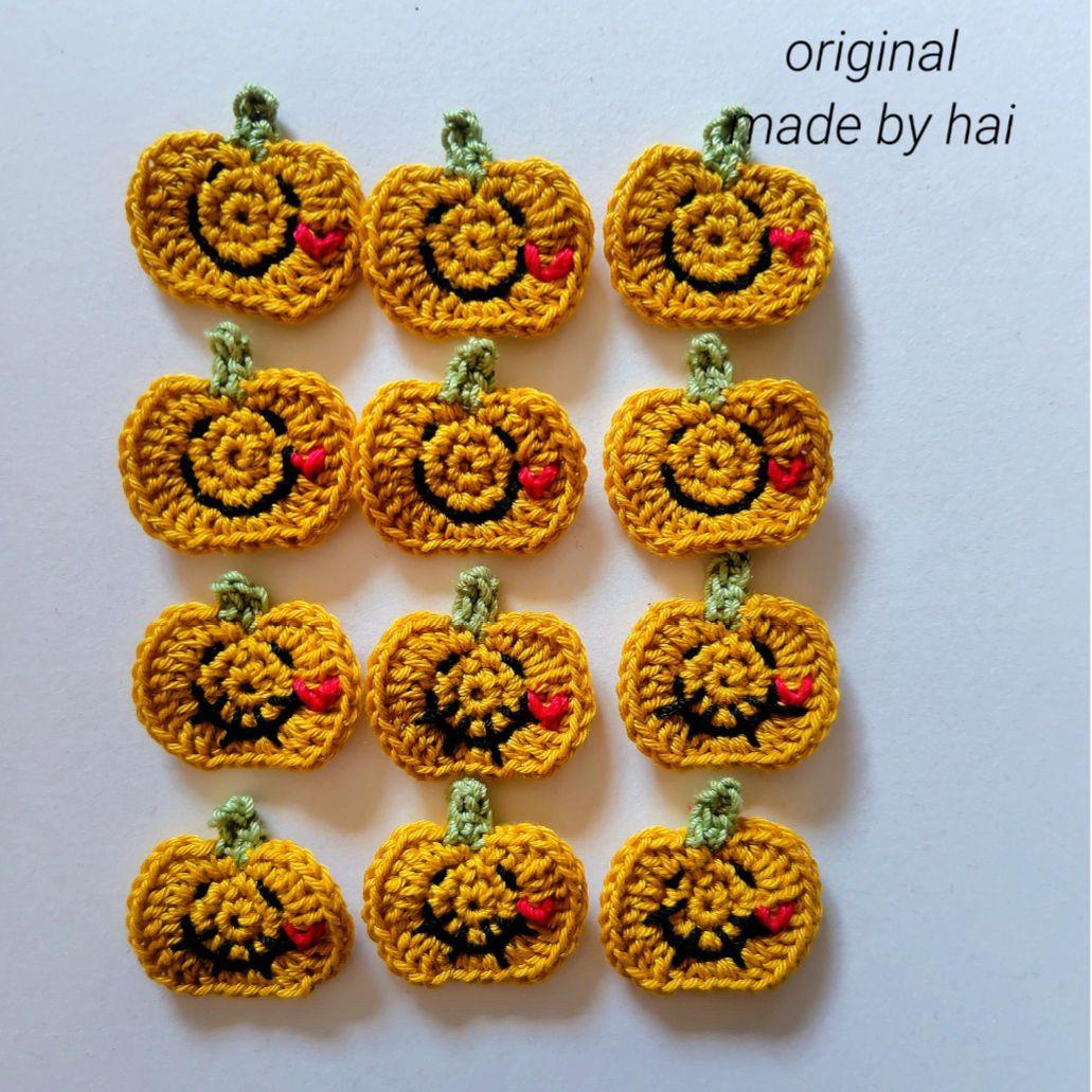 くまちゃん様■ハロウィン＊オーダー＊レース 編み モチーフ■