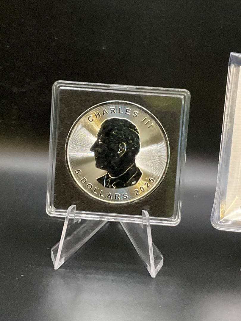 【ラスト】2025年カナダ ステンドグラス風 フェアリー1オンス カラー銀貨