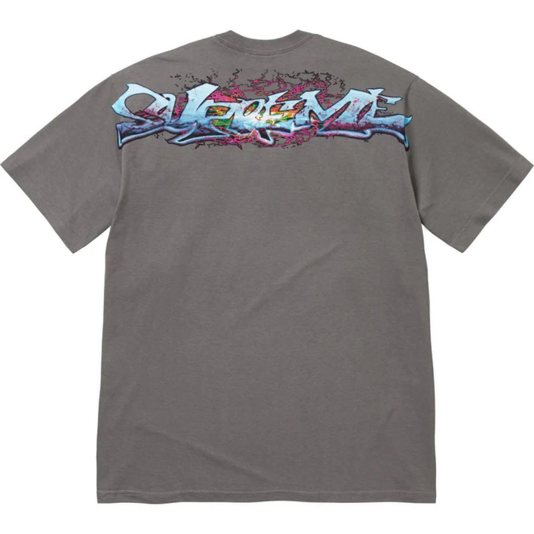 Supreme Tag Tee Sサイズ Charcoal