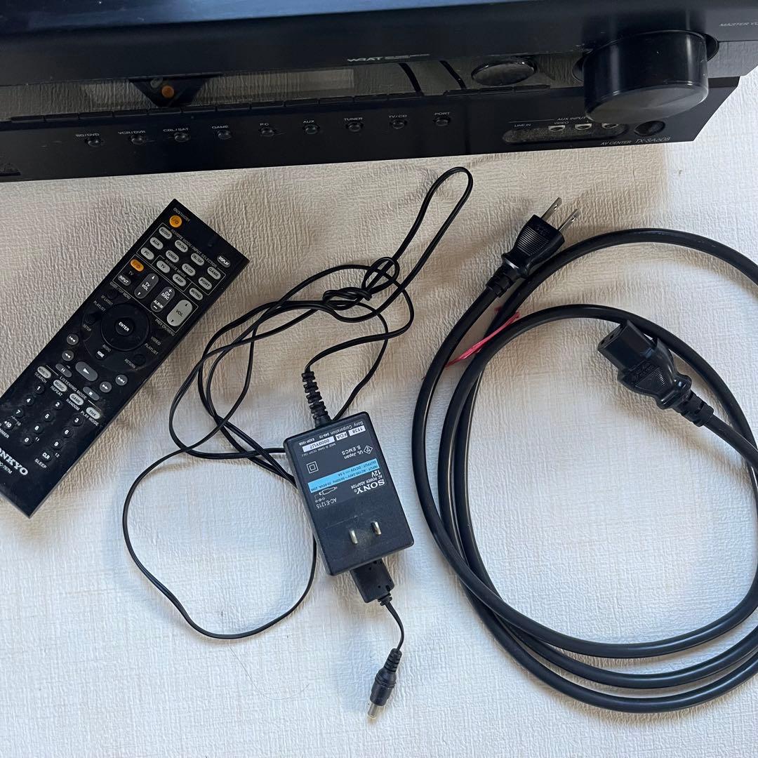 ONKYO AVアンプ TX-SA608 リモコン・電源コード付 動作確認済