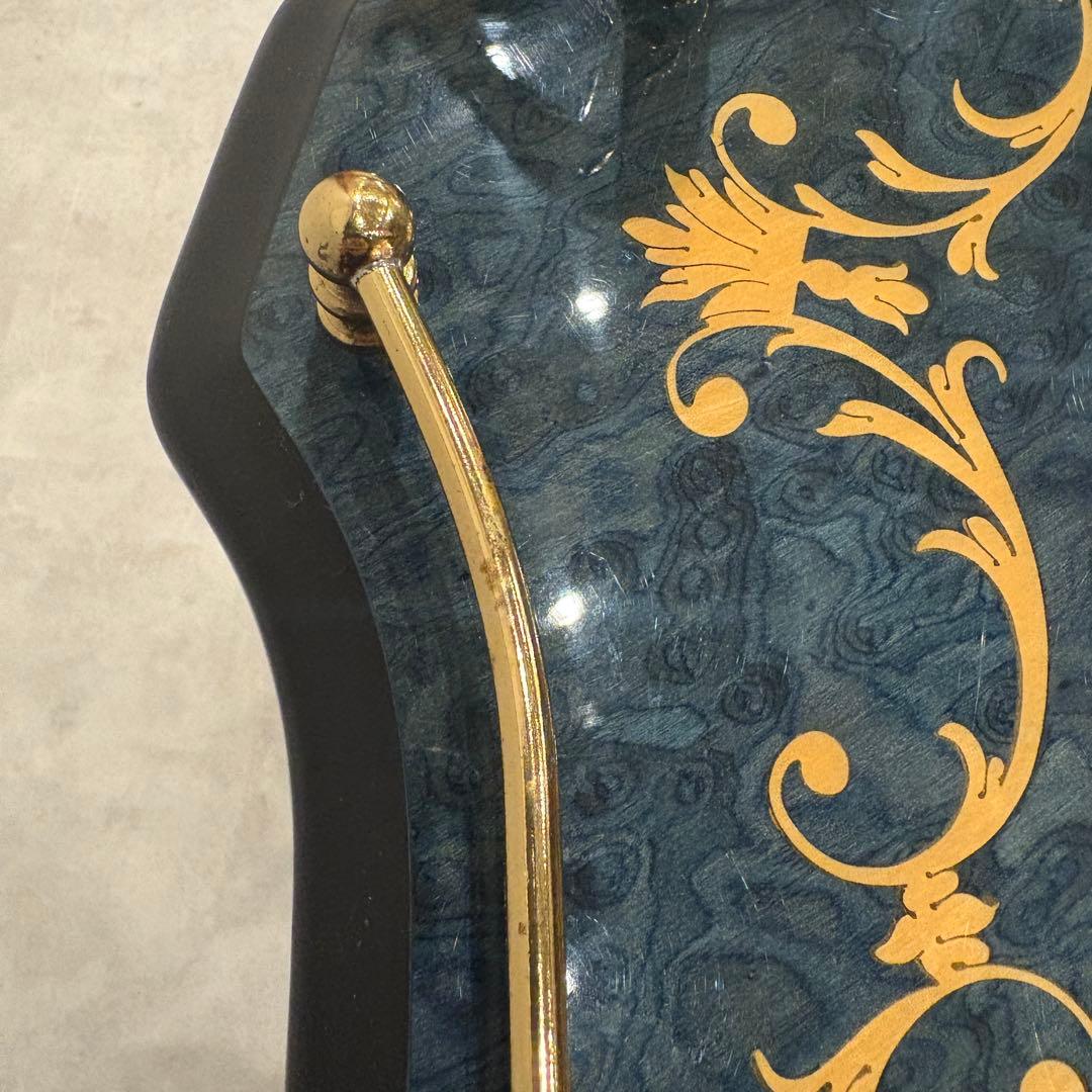 demain キッチンワゴン　象嵌細工　サイドテーブル　イタリア製