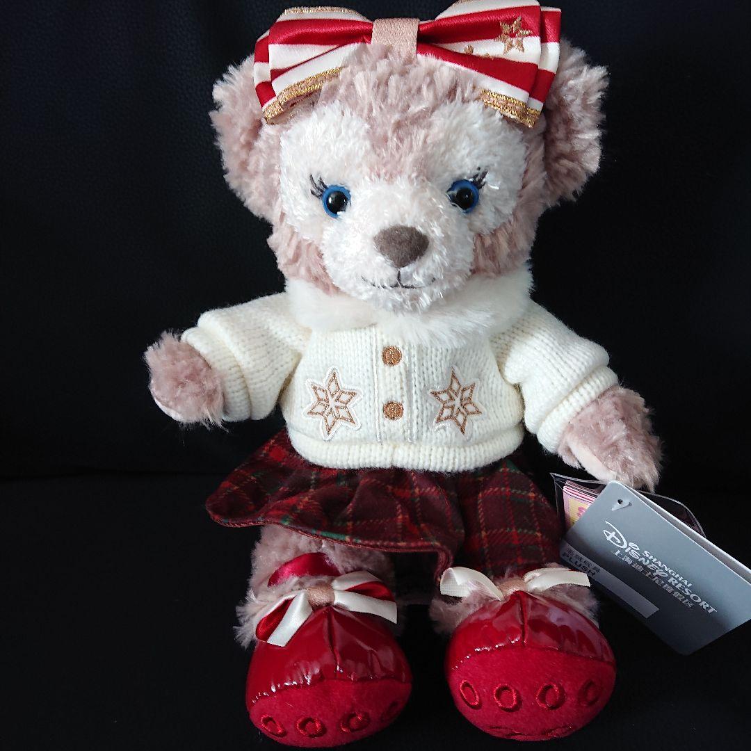 上海ディズニー ダッフィー&シェリーメイ 2022年クリスマス SSぬいぐるみ