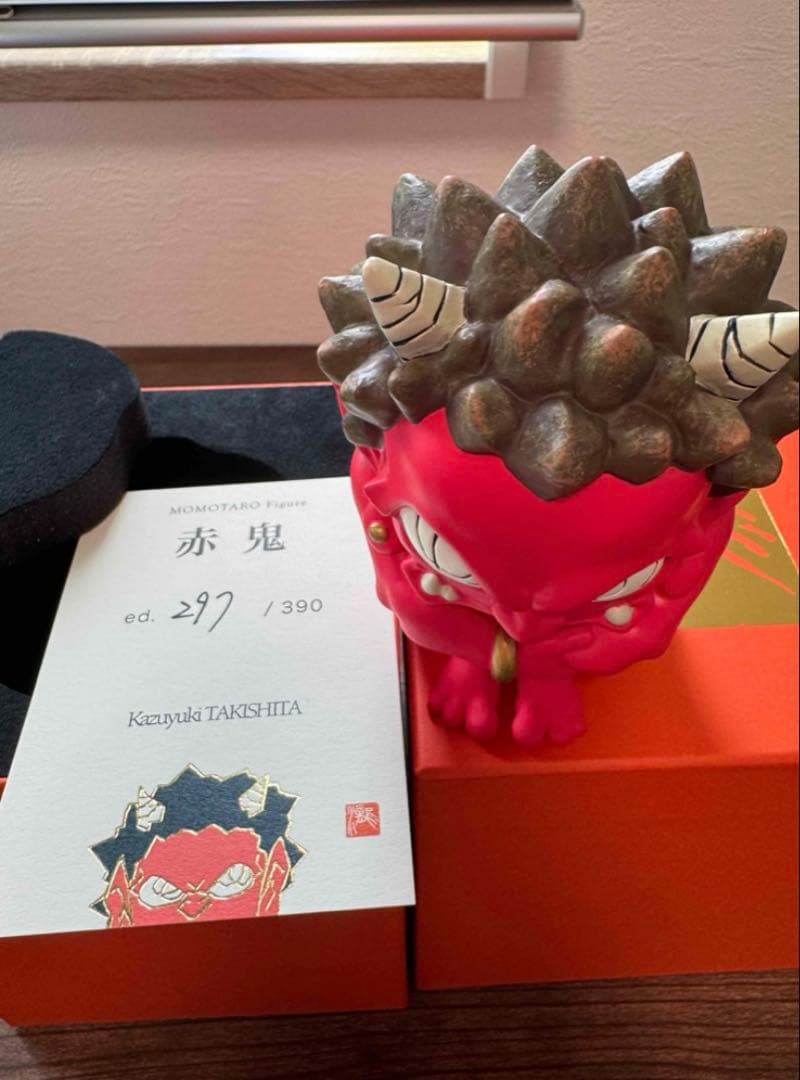 瀧下和之　鬼　赤鬼　 KAZUYUKI TAKISHITA フィギュア　390体