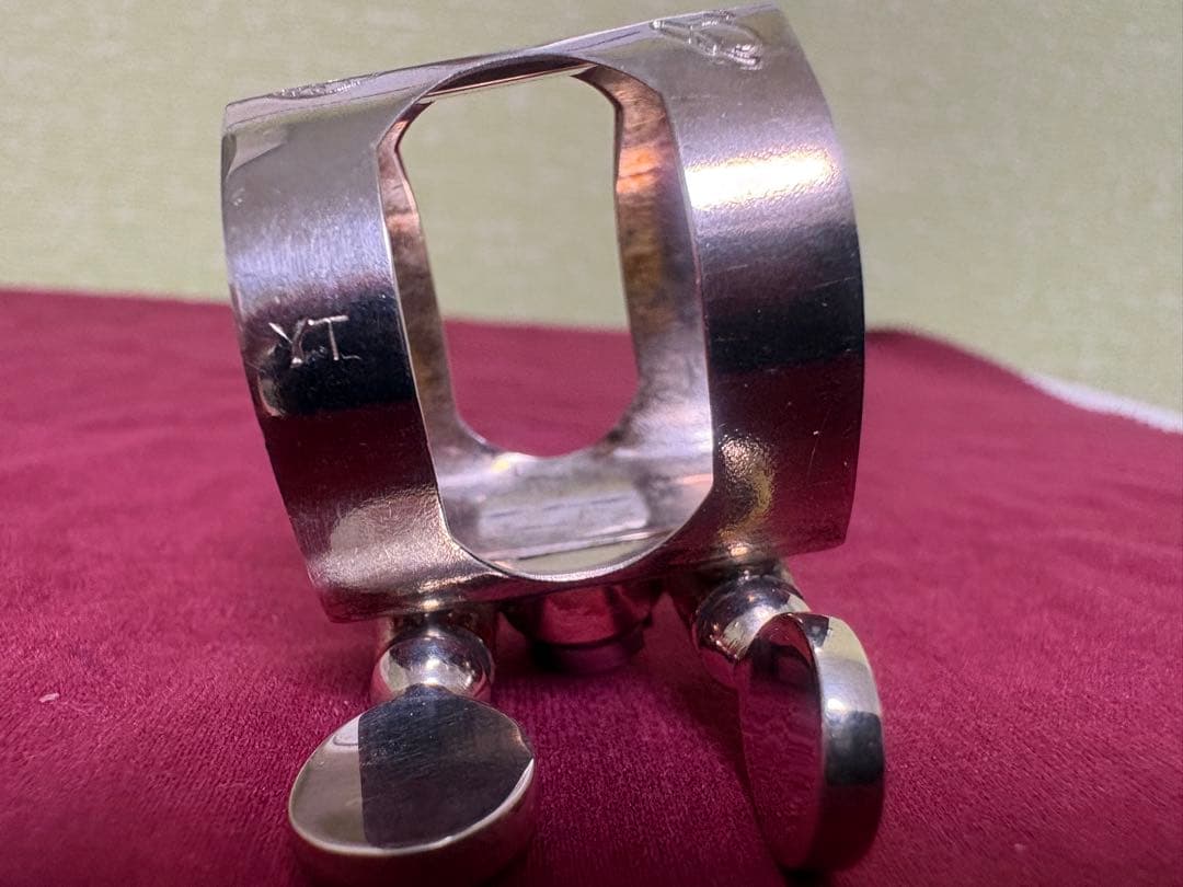 ブルズアイ　リガチャー　ブルズEX シルバープレート　テナーヤナギサワメタル用