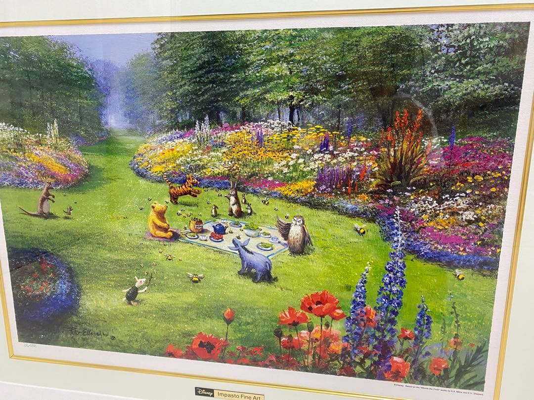 限定生産 188枚 くまのプーさん　ディズニー アート コレクション