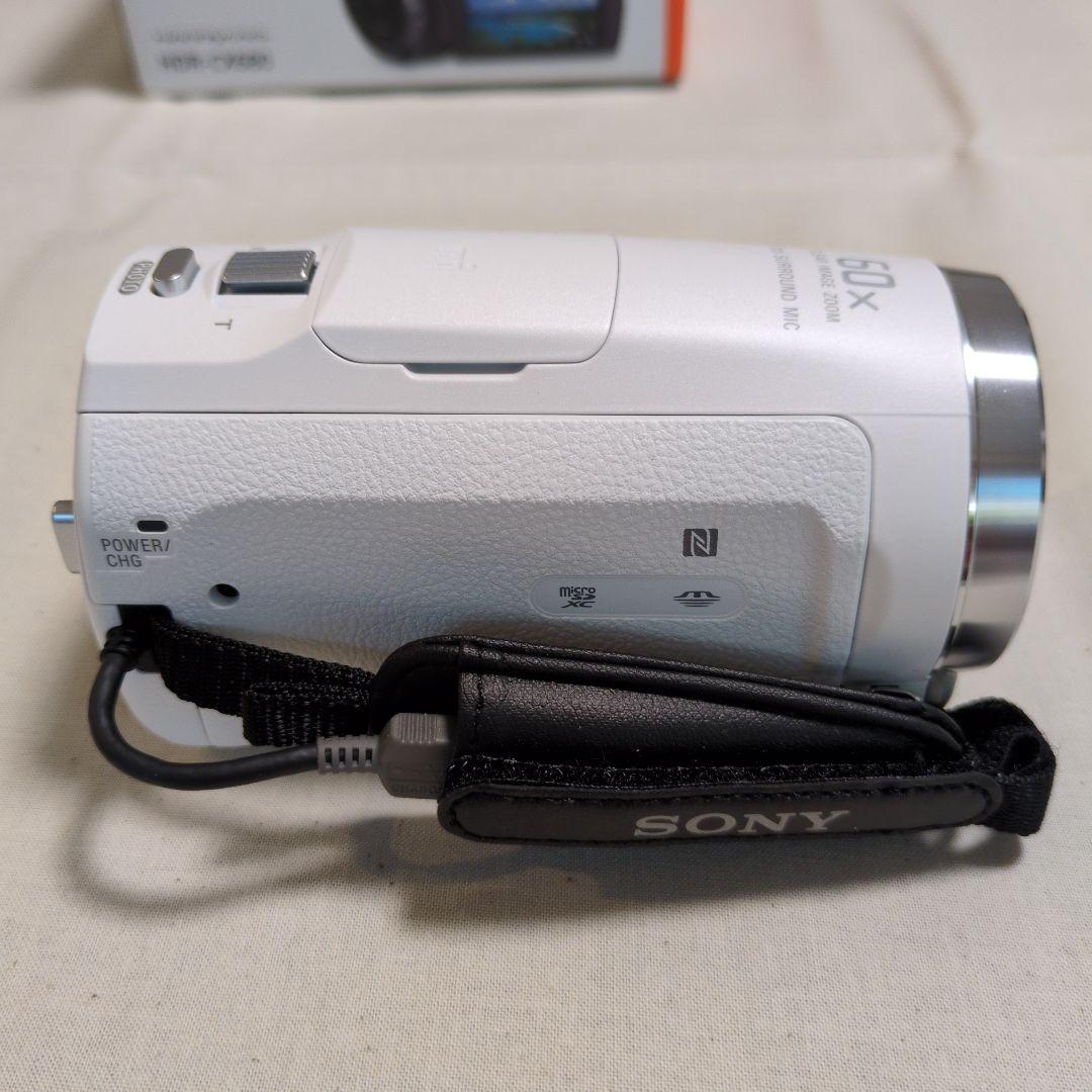 SONY HANDYCAM HDR-CX680 ビデオカメラ 2024年製 白色
