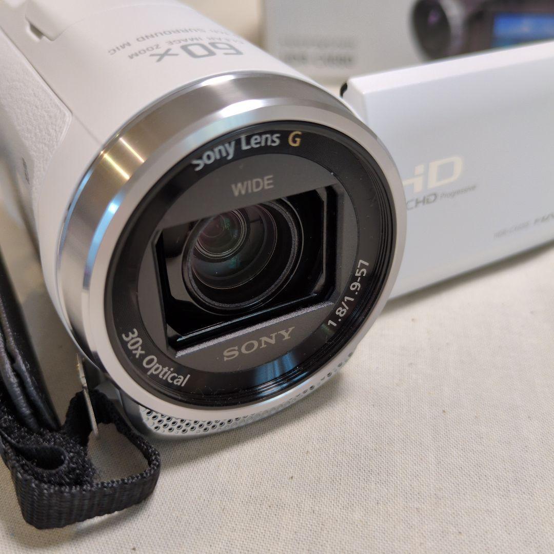 SONY HANDYCAM HDR-CX680 ビデオカメラ 2024年製 白色