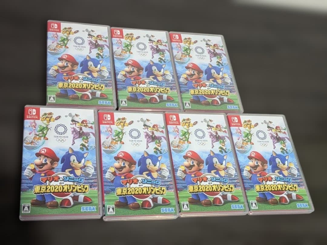 7本セット マリオ&ソニックAT 東京2020オリンピック スイッチ 動作確認済
