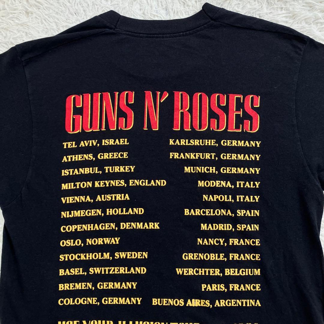 《90s美品珍品人気早い者勝》ガンズアンドローゼズバッドアップルズtシャツ