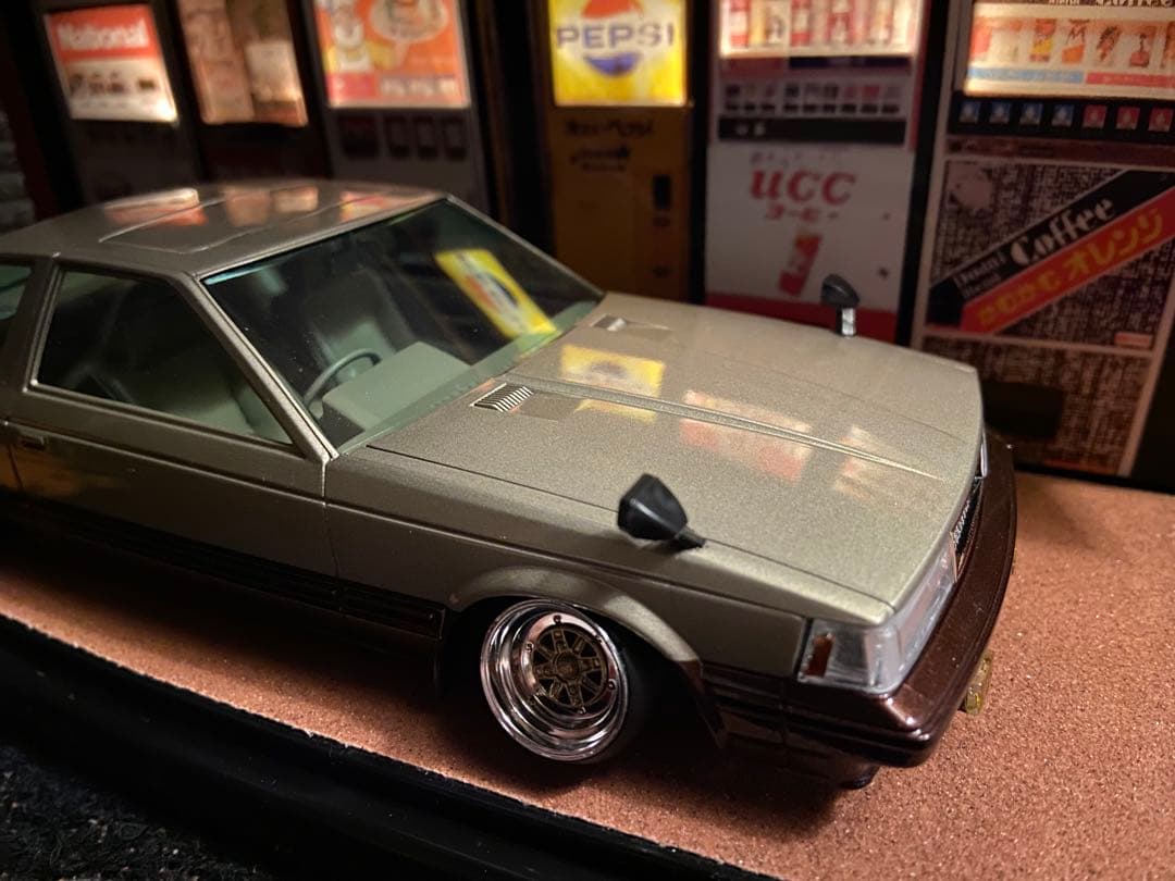 1/24 タミヤ　10 ソアラ 旧車　カスタム　ジオラマ