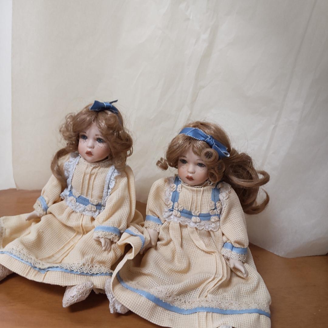 人形　双子　ドール　イタリア