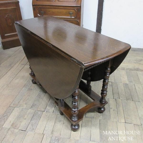 イギリス アンティーク 家具 ゲートレッグテーブル ダイニング 英国 6529d