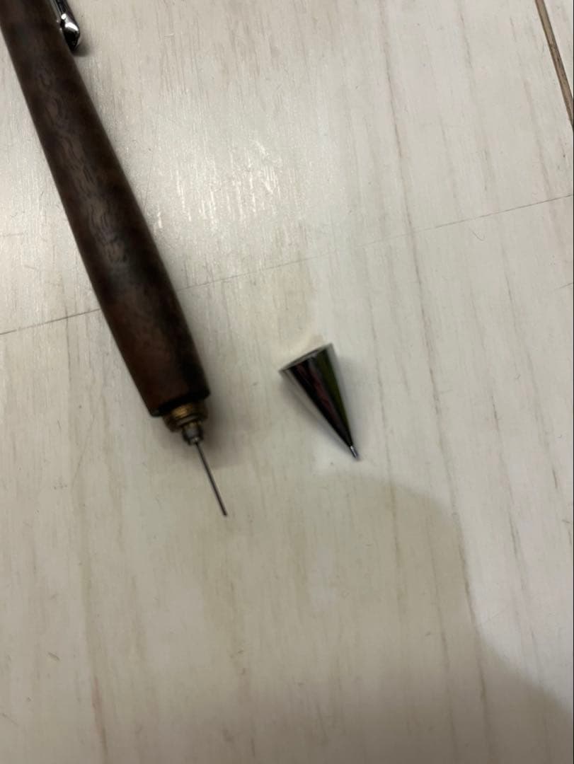 工房楔ウォルナット縮杢シャーペン0.5mm