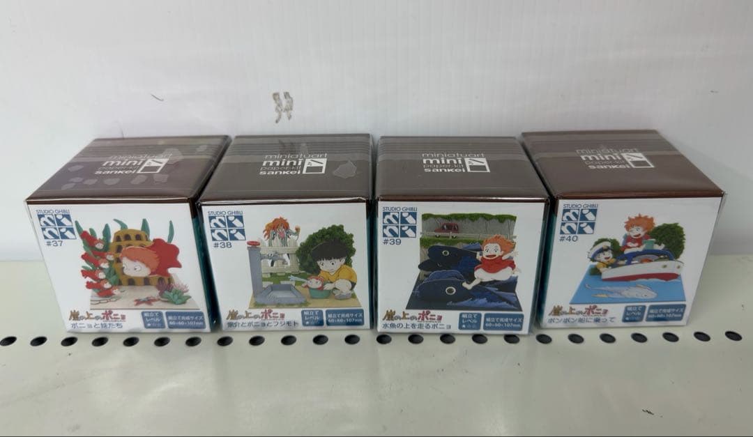 【新品】みにちゅあーとキット ジブリ崖の上のポニョ 4体セット