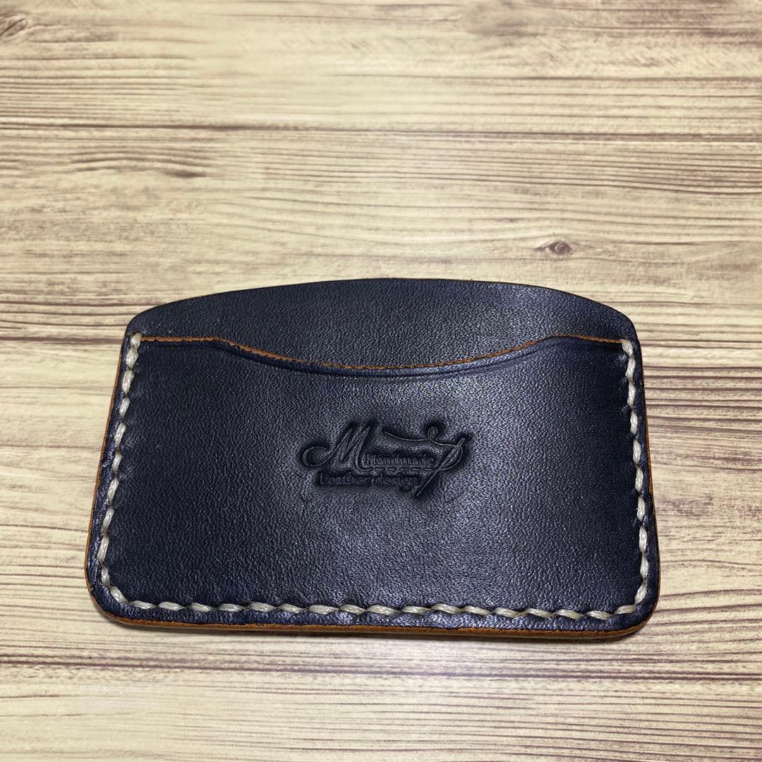 ミドルトラッカーウォレット丘染め（茶芯）カードケース付き限定品　3