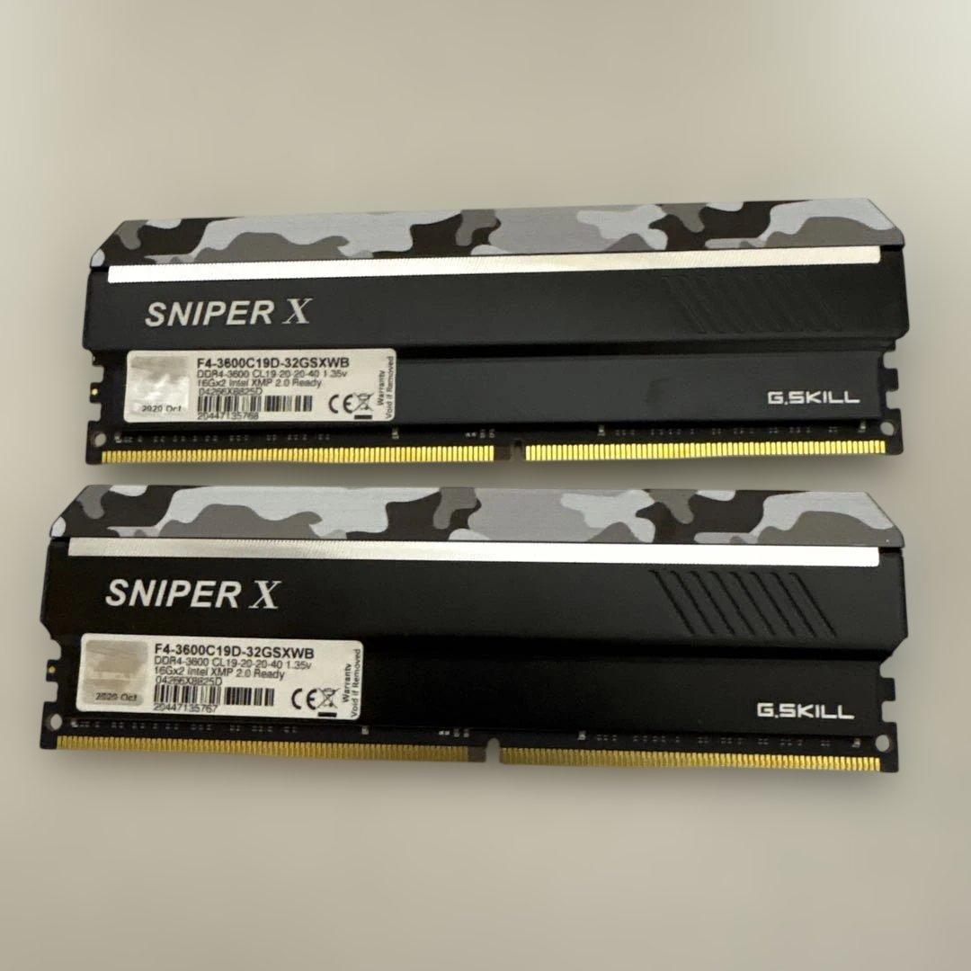 メモリー DDR4 G.SKILL SNIPER X 32GB 3600MHz