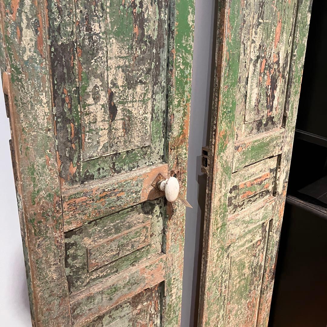 アンティーク　ドア　グリーン(緑)