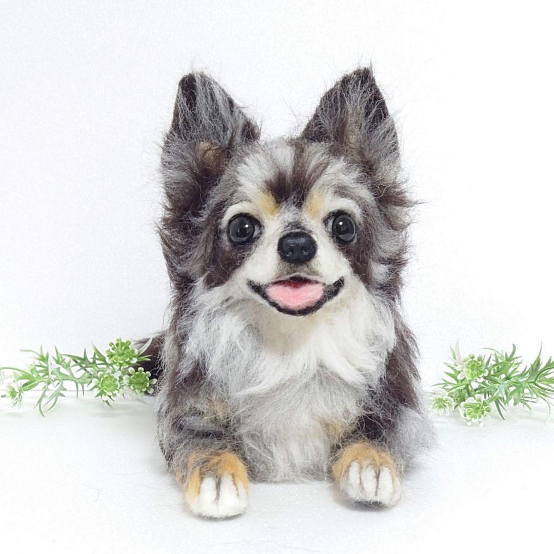オーダー品　羊毛フェルト犬