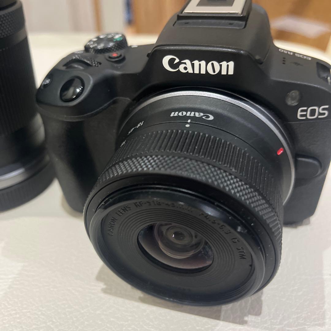 【美品】Canon EOS R50 標準＋ズームレンズ付｜動作確認済