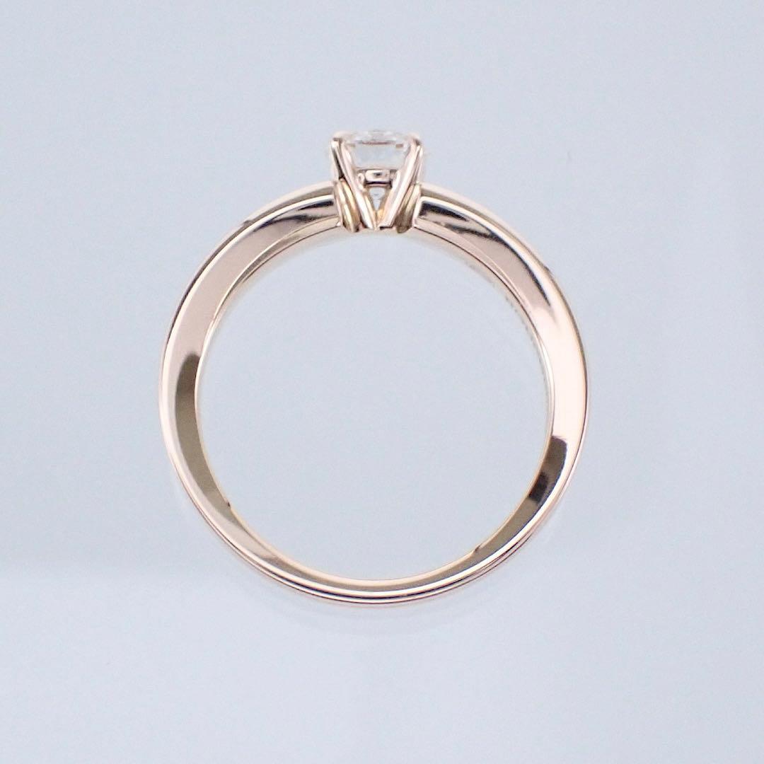 ブシュロン ゴドロン 0.42ct K18PG ダイヤモンドリング 48号