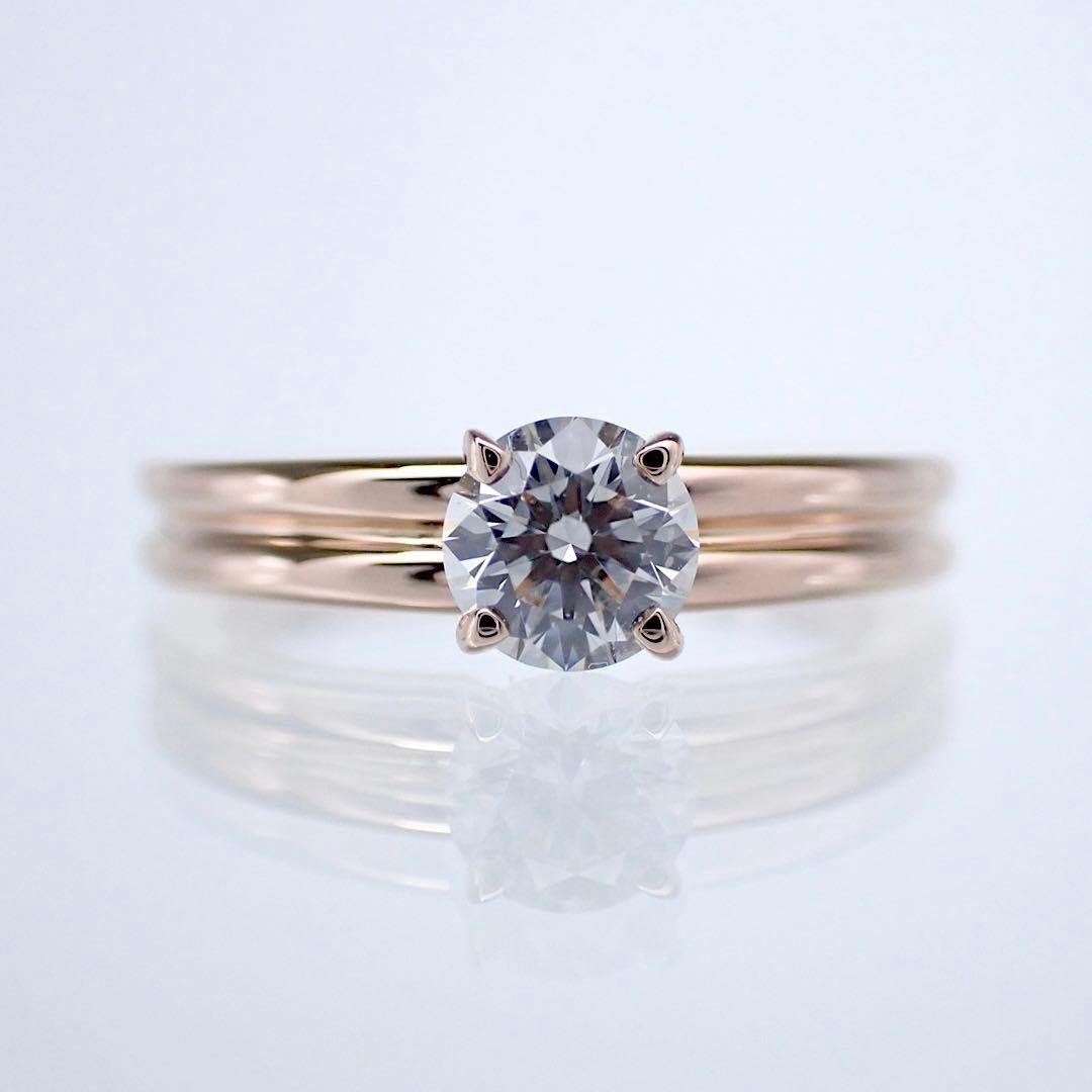 ブシュロン ゴドロン 0.42ct K18PG ダイヤモンドリング 48号