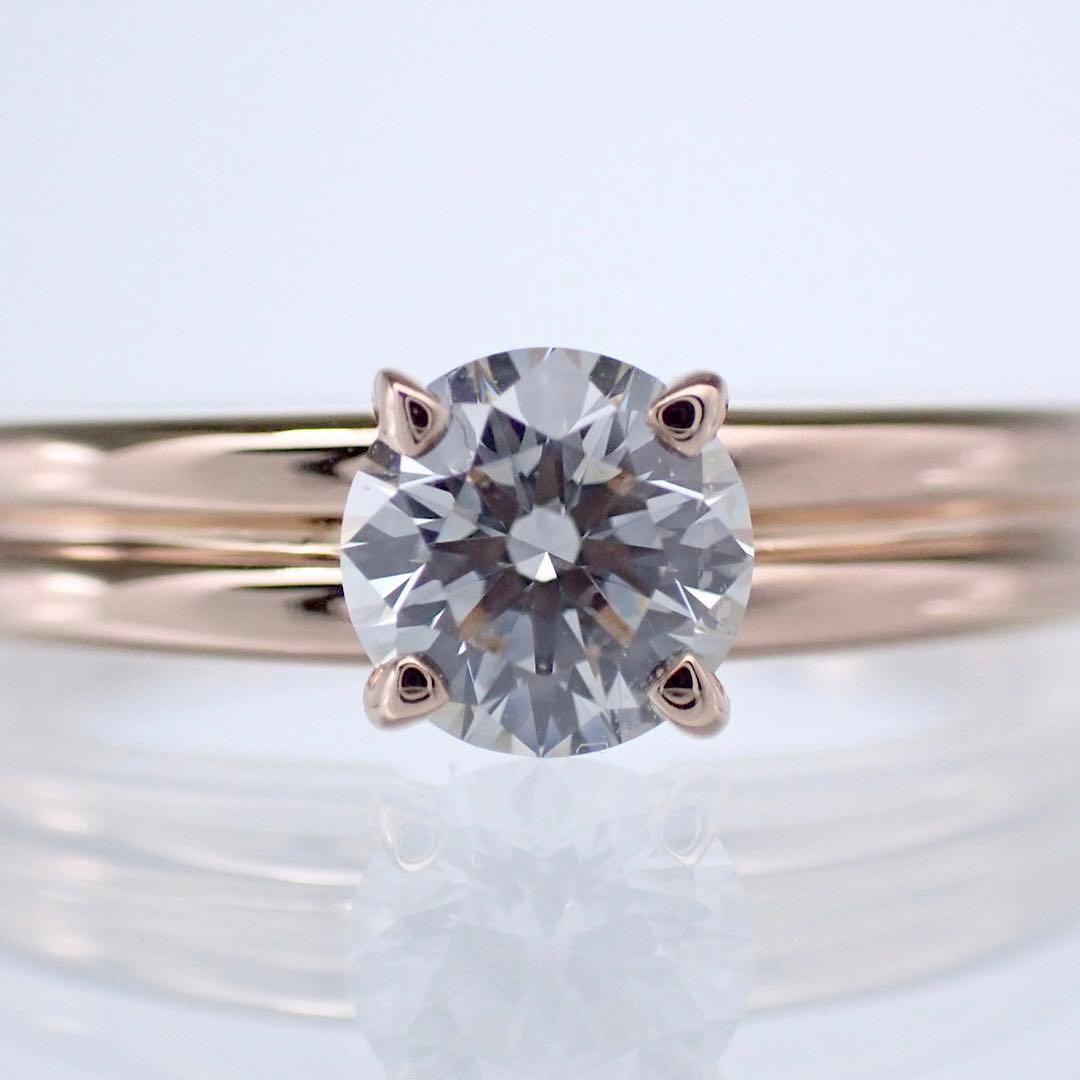 ブシュロン ゴドロン 0.42ct K18PG ダイヤモンドリング 48号
