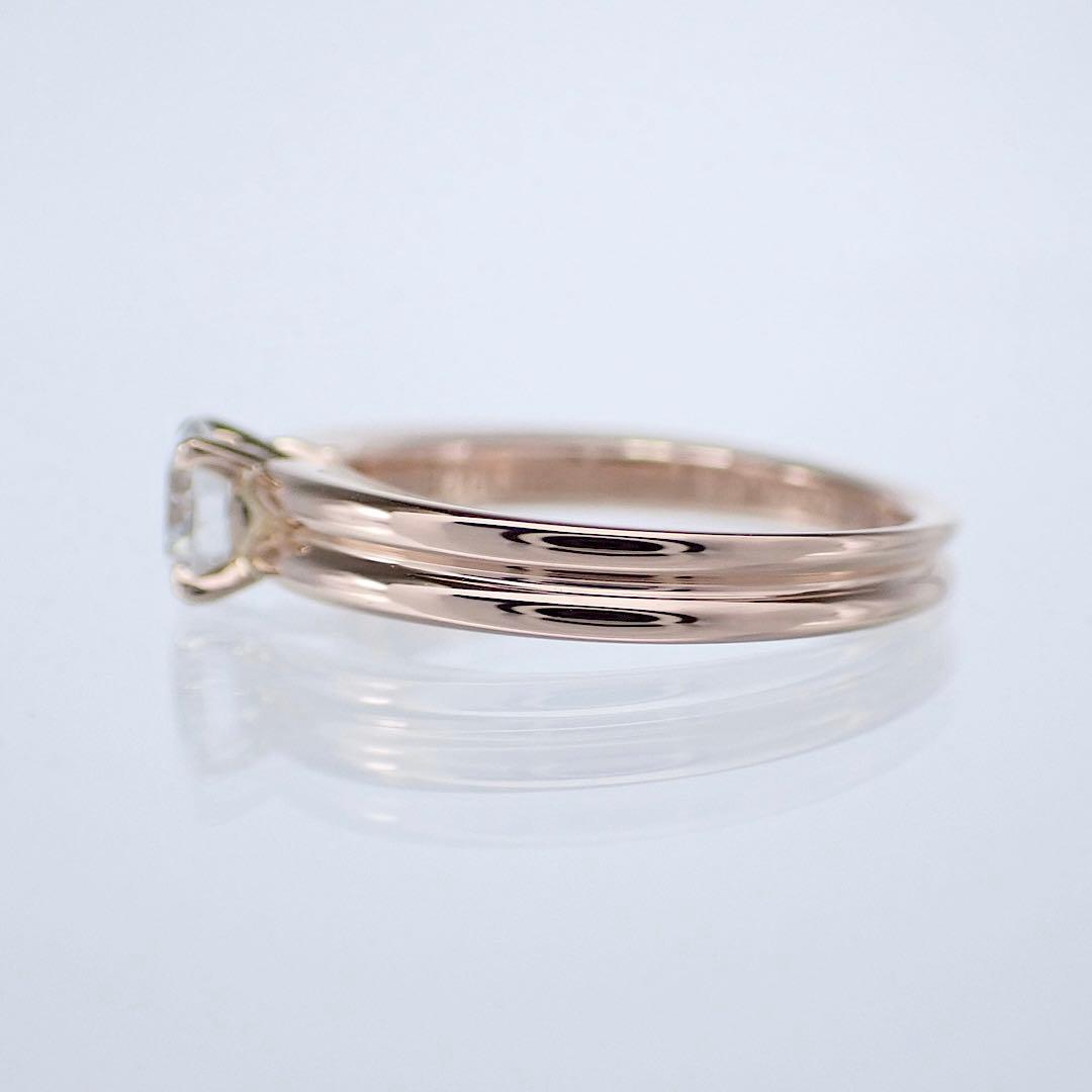 ブシュロン ゴドロン 0.42ct K18PG ダイヤモンドリング 48号