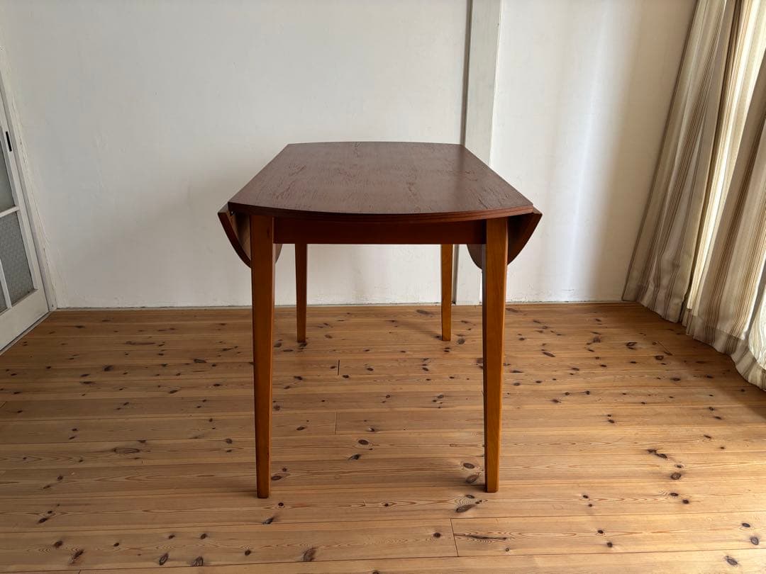 北欧ヴィンテージ　チーク　ドロップリーフテーブル