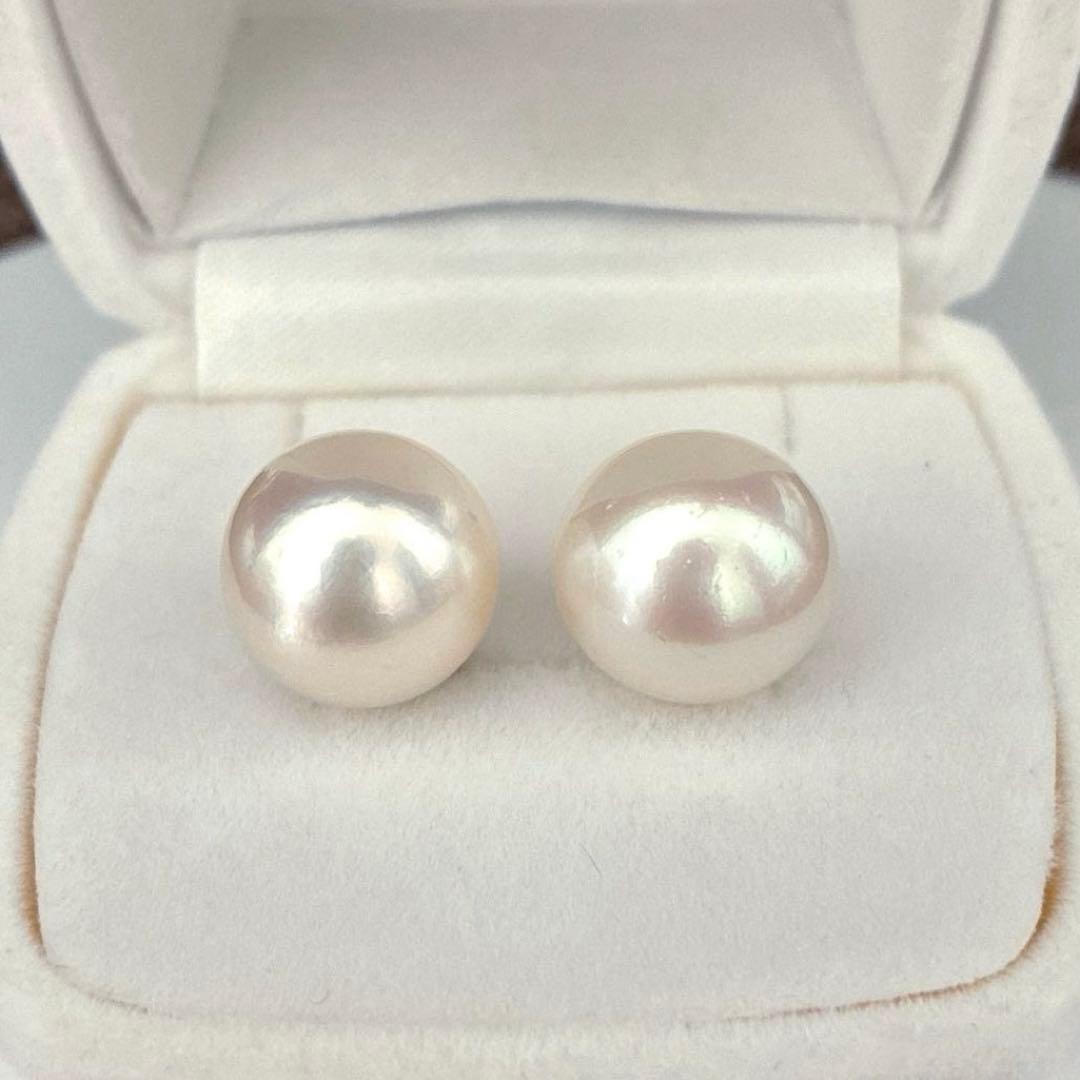 南洋白蝶真珠ピアス新品未使用ケース付き