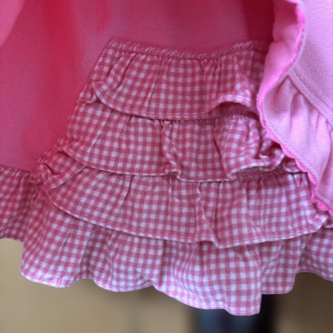 メゾピアノ みみぽぽ　スカート フリル 総柄 平成レトロ 140 ミミポポ