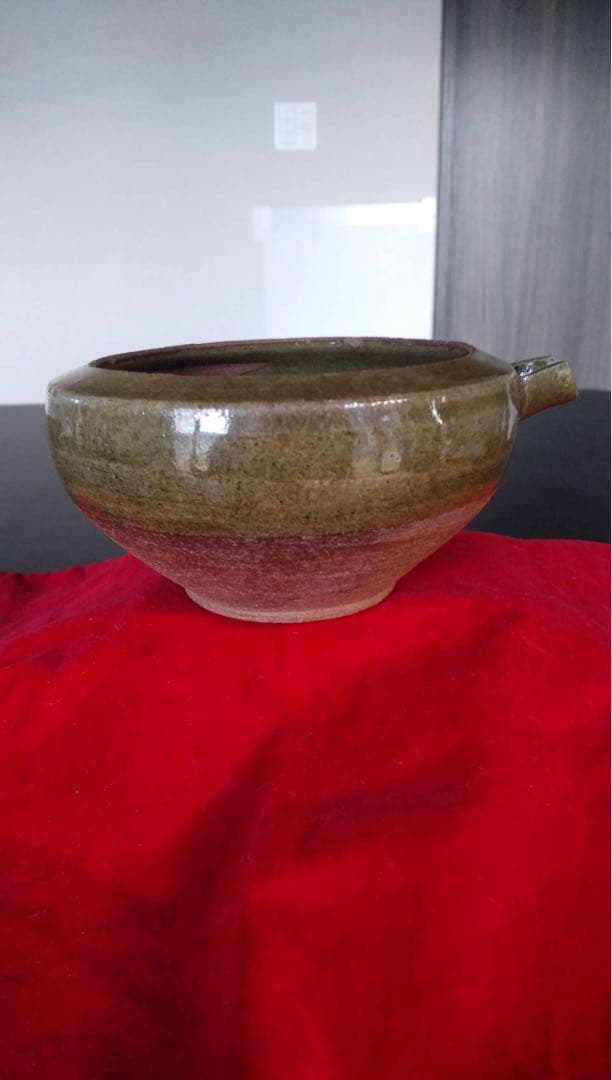 瀬戸片口　酒器　古民具　雑器　民芸　レトロ　オブジェ　アンティーク