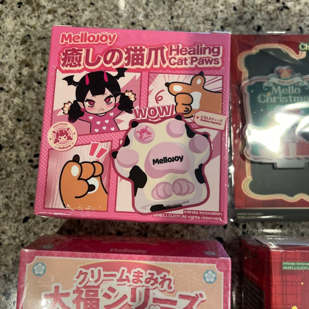 未開封 mellojoy メロジョイ 大福　スクイーズ　メロークリスマス　猫爪
