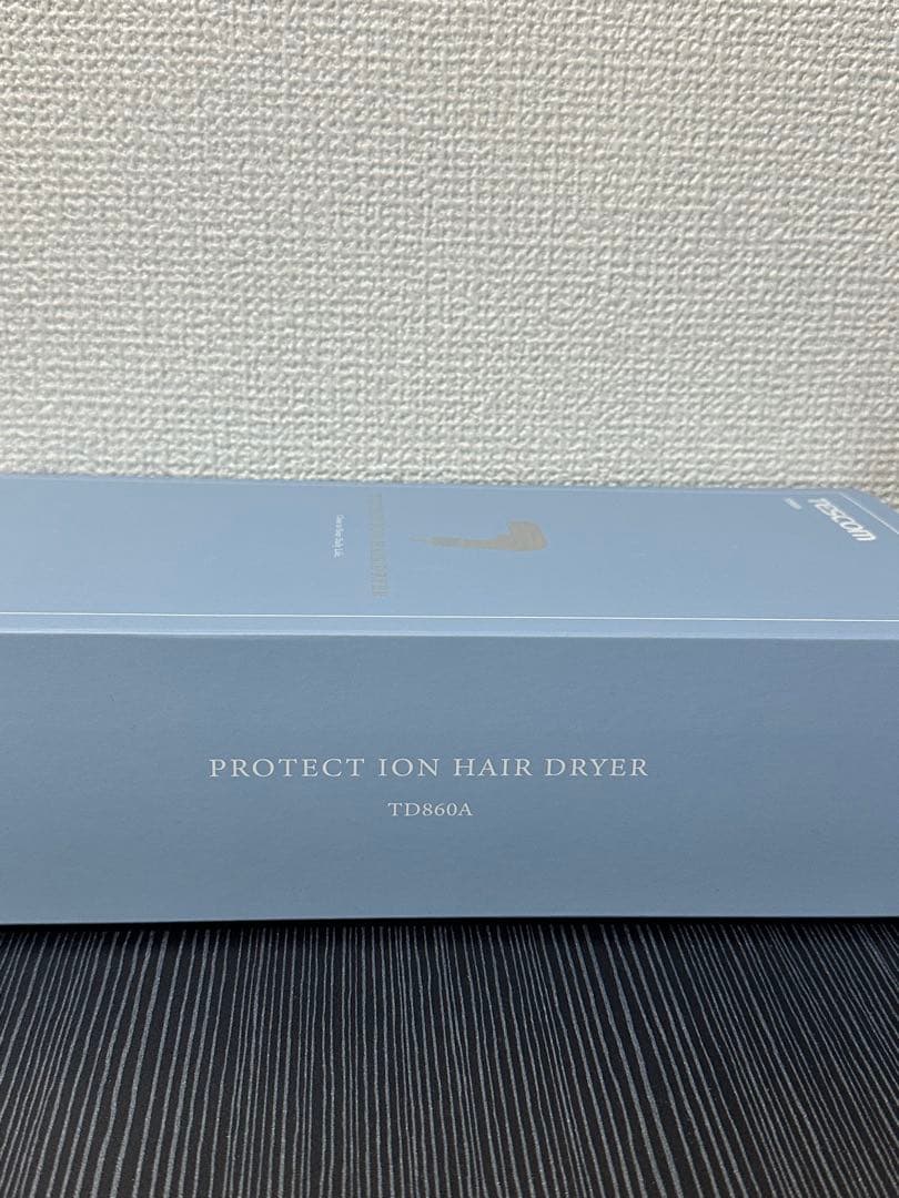 テスコム ドライヤー プロテクトイオン 折りたたみ 軽量 持ち運び ブラック