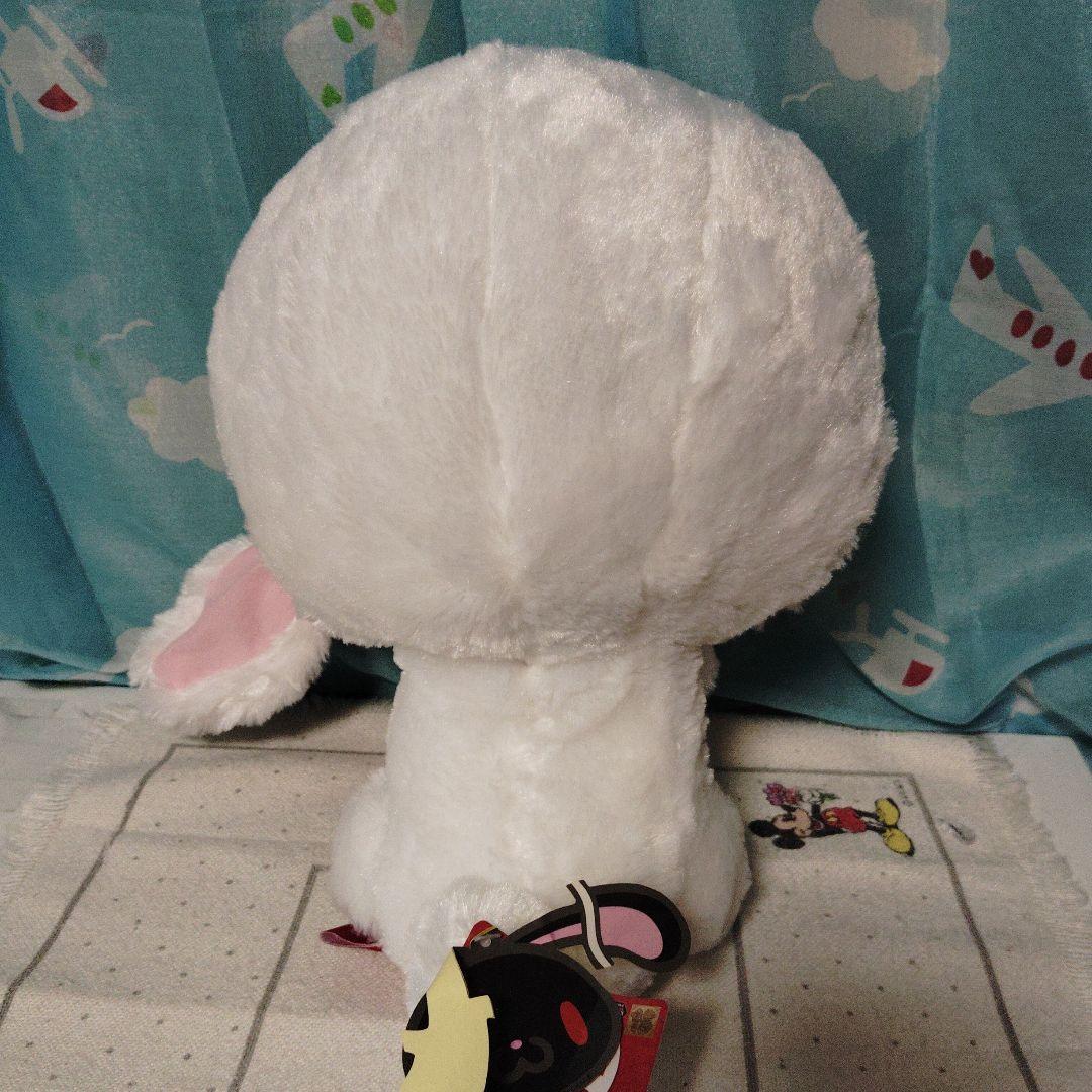 レア！汎用うさぎぬいぐるみ もじもじver. 白色 チャックスGP XL