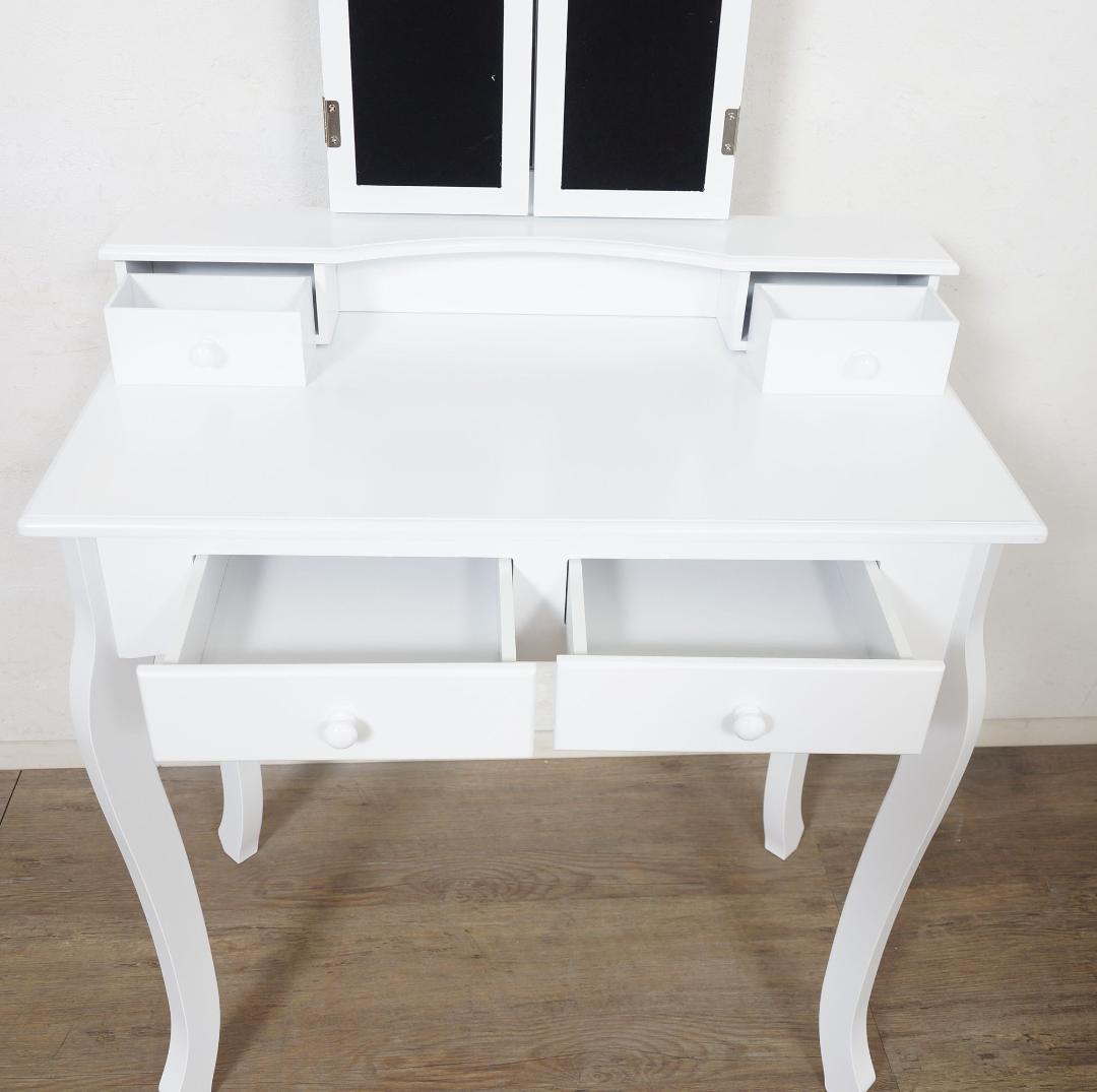 【新品・未使用】　ヨーロピアン調　猫脚　ドレッサー＆チェアー　セット