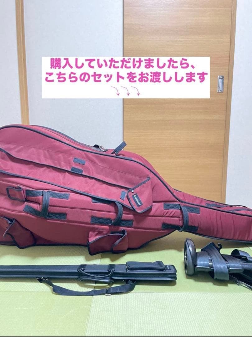 【美品】Gliga グリガ コントラバス 3/4 フルセット 杉藤弓、バギー付き
