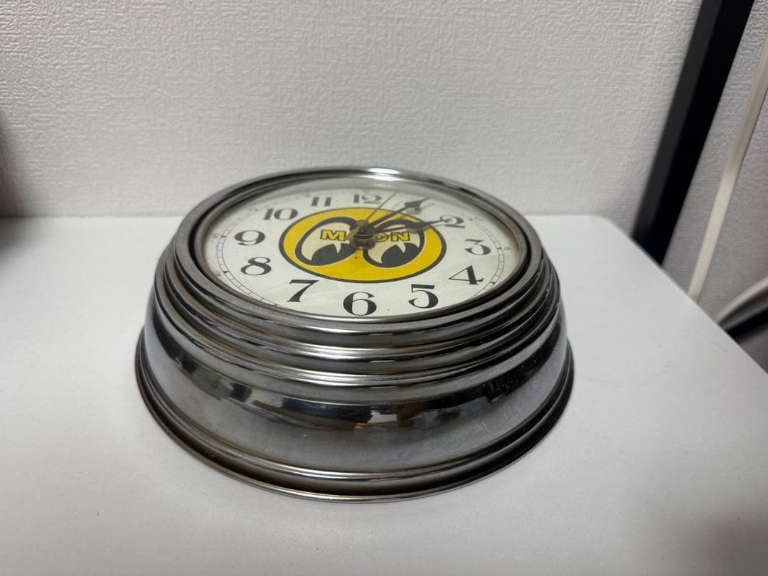 当時物！ムーンアイズ ドーム型 壁掛 時計 旧車　希少レア
