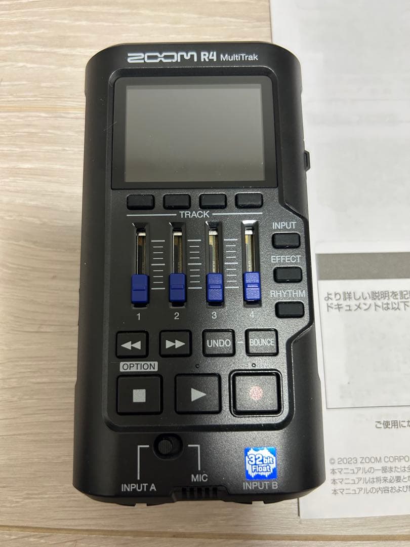 ZOOM R4 MultiTrak アダプタ、ケーブル、SDカード　セット