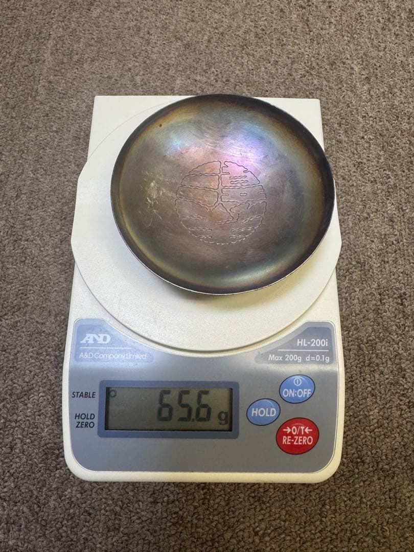 純銀　盃　65.6g
