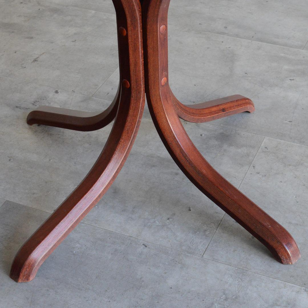 デンマーク 北欧ヴィンテージ ラウンド ローテーブル サイドテーブル 北欧家具