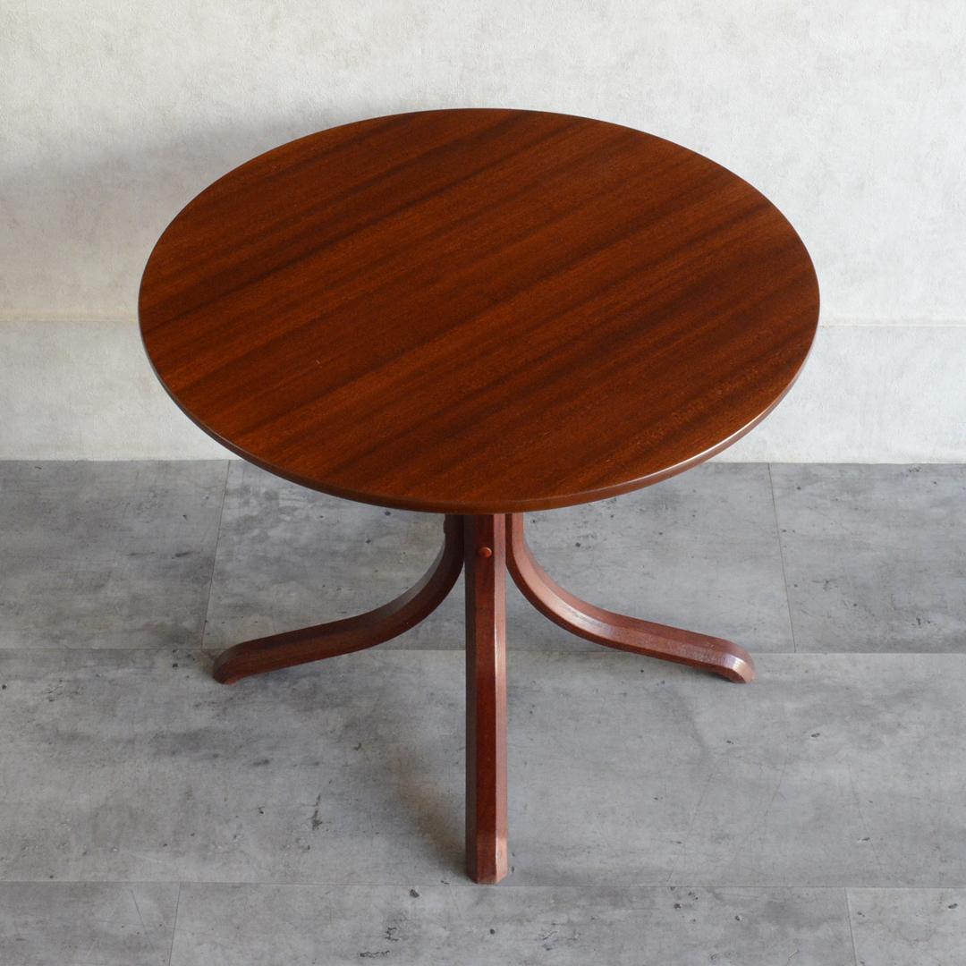 デンマーク 北欧ヴィンテージ ラウンド ローテーブル サイドテーブル 北欧家具
