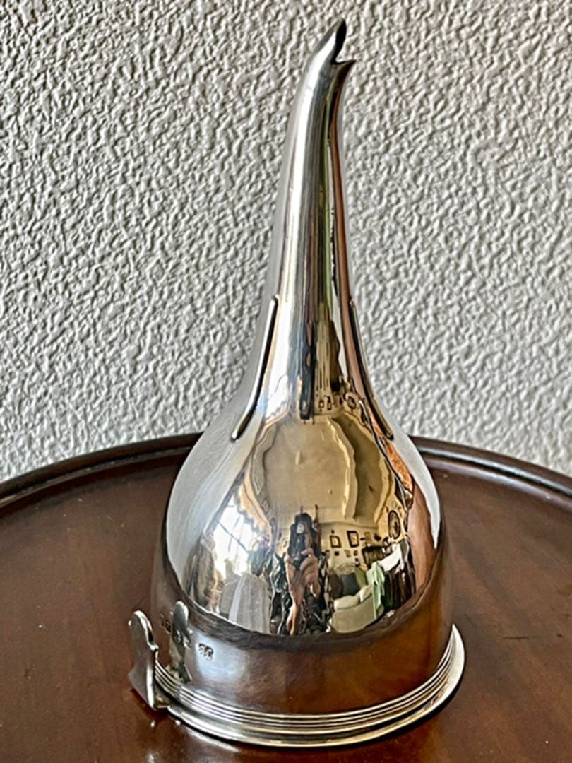 イギリス ジョージ3世期の純銀製ワインファネル