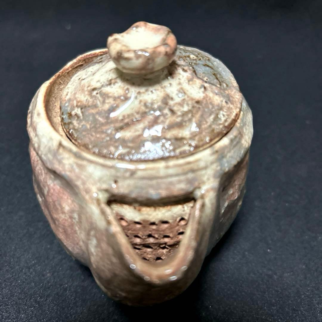 萩焼　納富鳥雲　大華山鳥雲　ひねり茶器　共箱　栞付