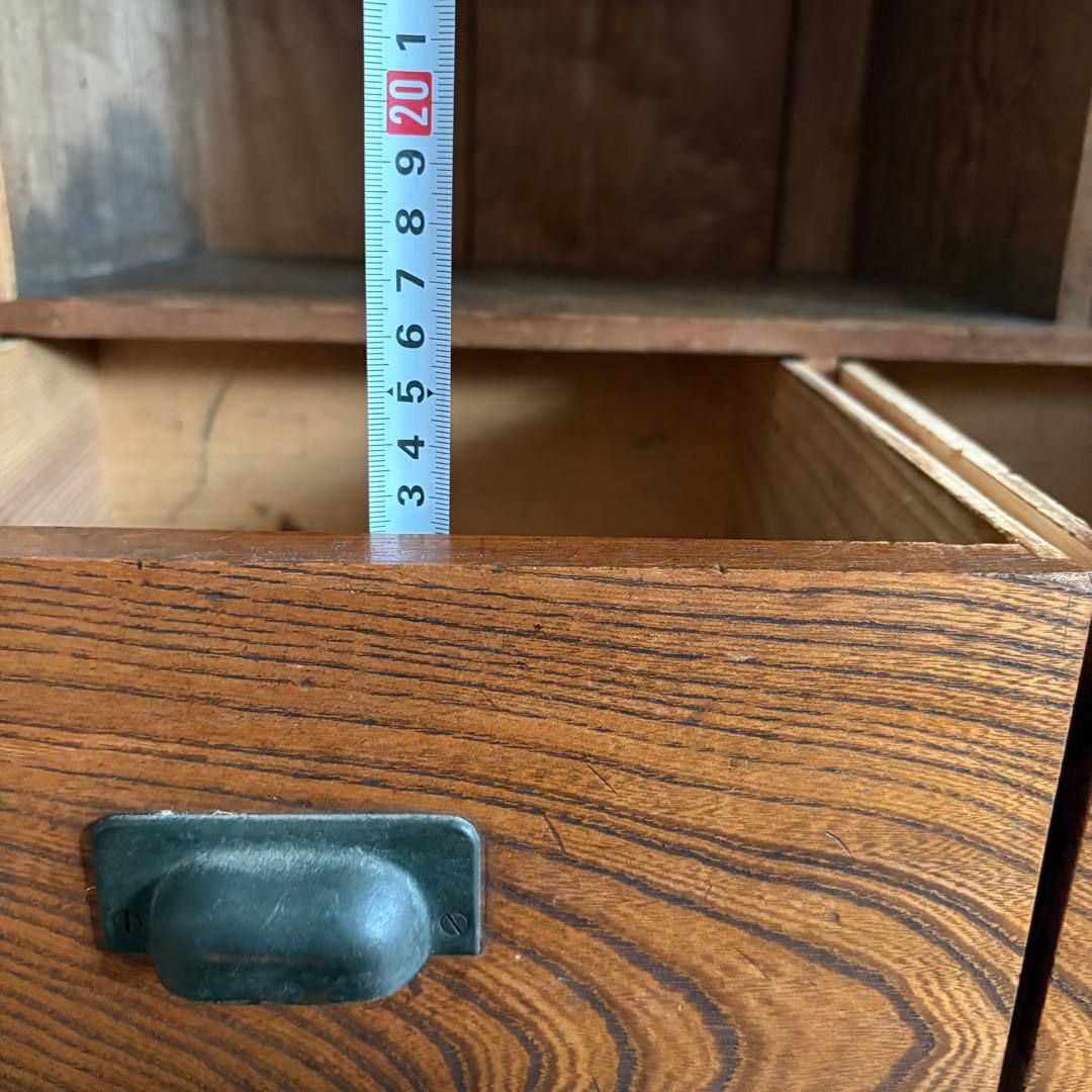 モールガラス 収納棚 飾り棚 キャビネット 古家具