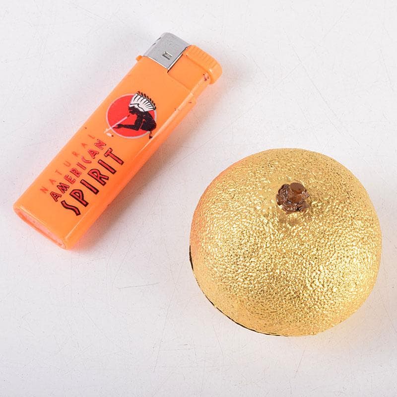 茶道具　村田道寛作　金蒔絵　蜜柑香合　共箱　V　8370