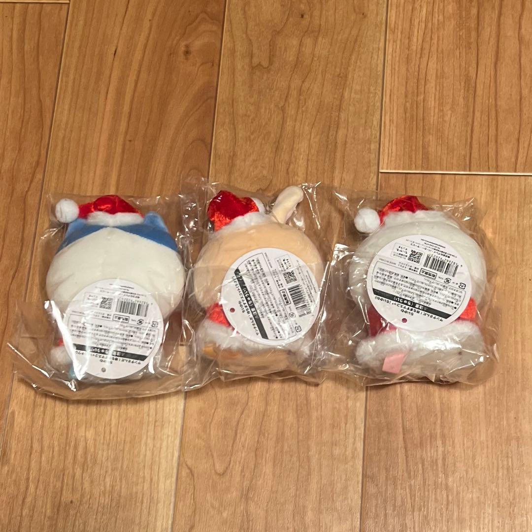 ちいかわ　サンタさんだ！持ちますマスコット　ちいかわ　ハチワレ　うさぎ