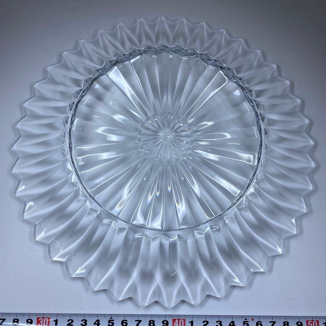 バカラ　ミルニュイ　大皿　A 共箱　直径25.8㎝ 東な7-0120①