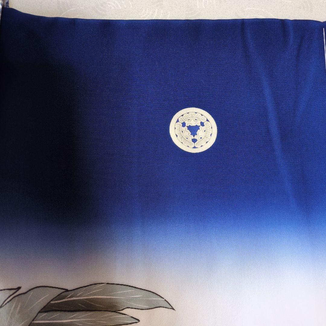 七五三３歳男の子正絹着物と正絹総絞り手縫いの被布（長襦袢付き）