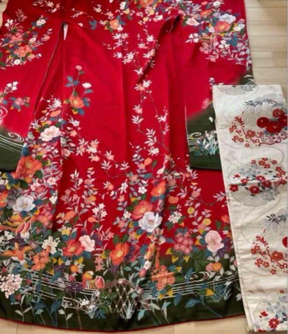 10 成人式　振袖　ふりそで　着物　振り袖フルセット　着付けセット　帯　長襦袢